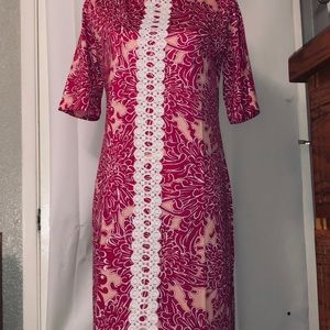 Pink floral dress NWT